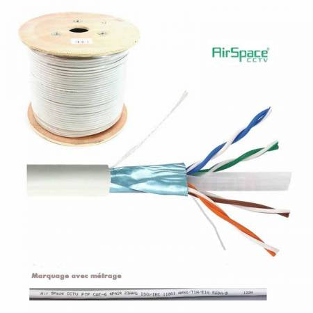 Câble RJ45 Cat 6 FTP au mètre