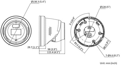 Hikvision DS-2CD2346G2H-IS2U/SL caméra 4MP avec avec double micro et alarme sonore et visuelle vision de nuit 30 mètres